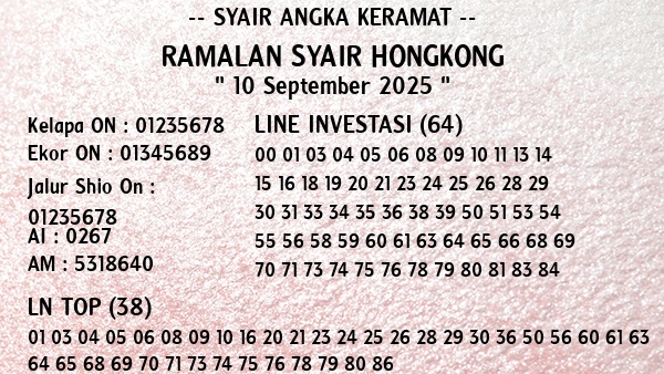 Prediksi Hongkong