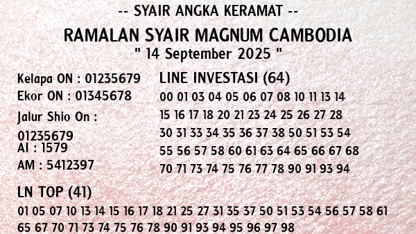 Prediksi Magnum Cambodia