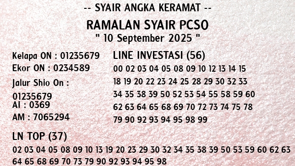 Prediksi Pcso