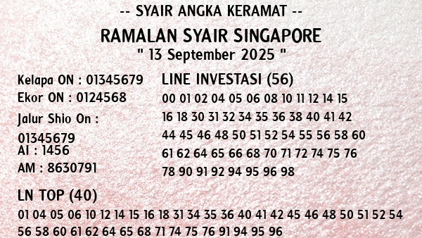 Prediksi Singapore