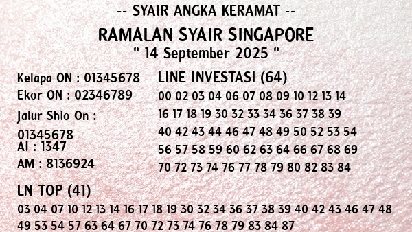 Prediksi Singapore