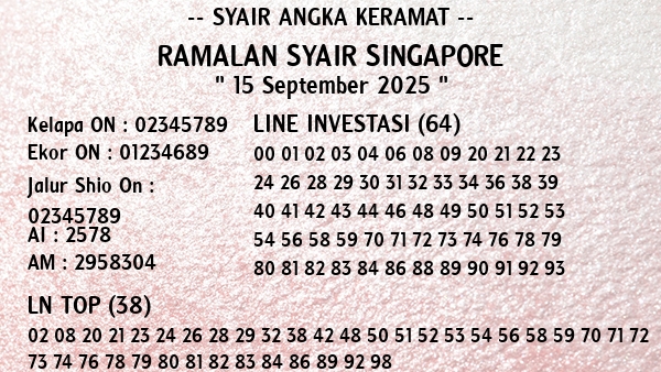 Prediksi Singapore