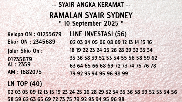 Prediksi Sydney