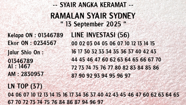 Prediksi Sydney