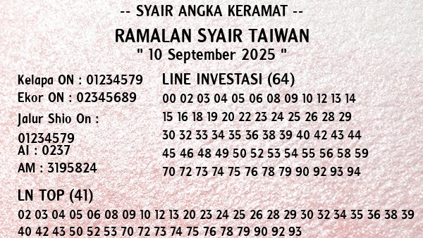 Prediksi Taiwan